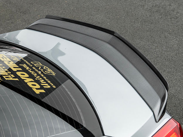 2016-2019 Cadillac CTS-V V3 | FULL CARBON FIBER Rear Trunk Lid Wing Wickerbill Spoiler